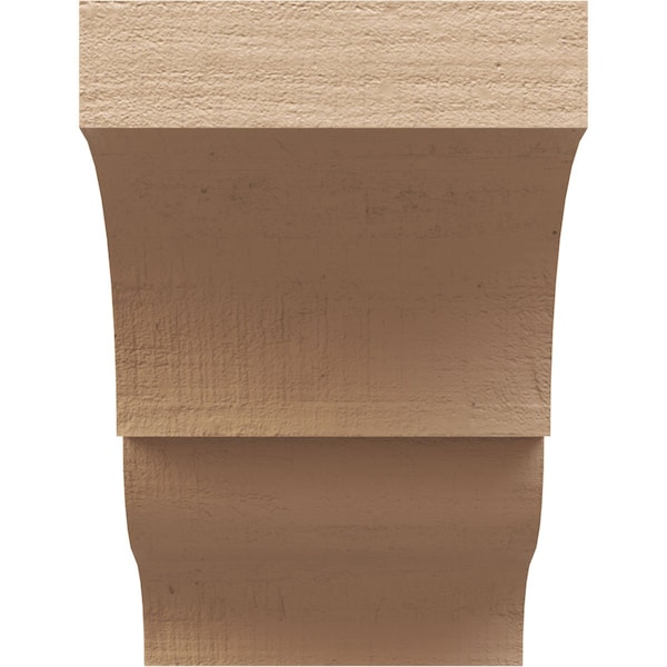 4in. W X 6in. H X 12in. L Asheboro Woodgrain TimberThane Rafter Tail, Primed Tan